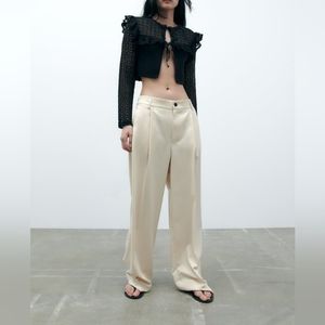 ZARA LIMITED EDITION COMBINATION KNIT CARDIGAN